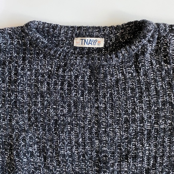Aritzia ~ TNA Grouse Marled Knit Wool Sweater - Picture 7 of 9